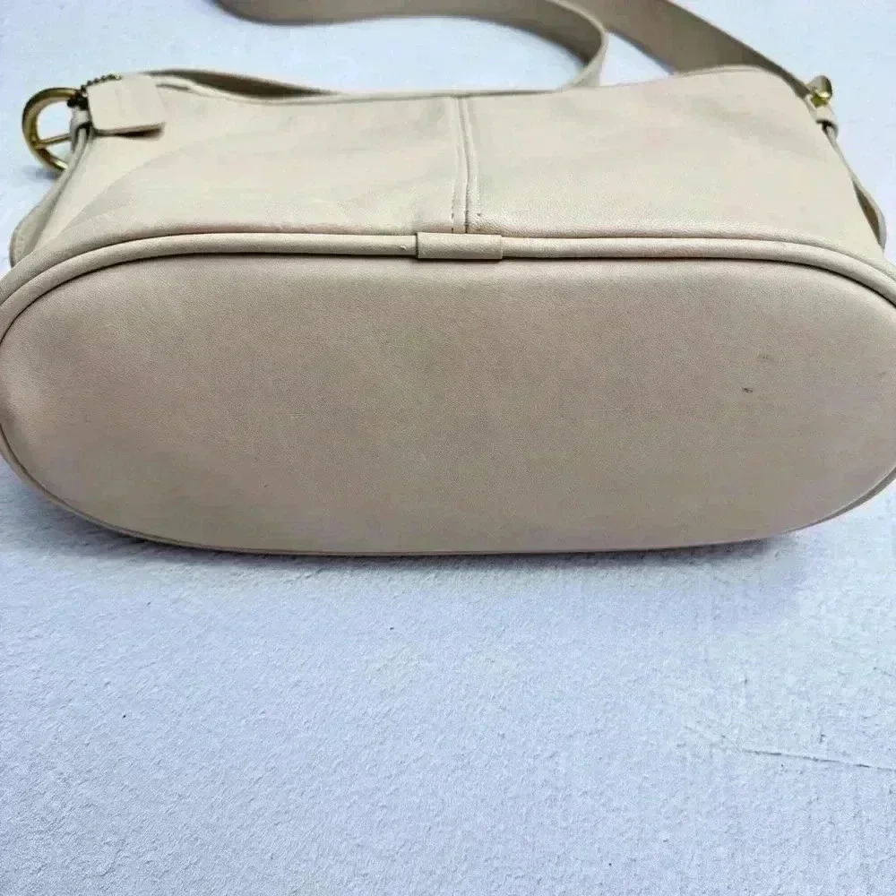 COACH 4143 Worth Crossbody Bag Vintage Bone Leather With Hangtag